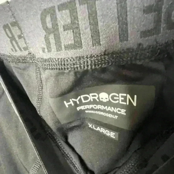 Hydrogen Fast Full Hot Pink Black Active Wear Leggings Size XL - Picture 5 of 6